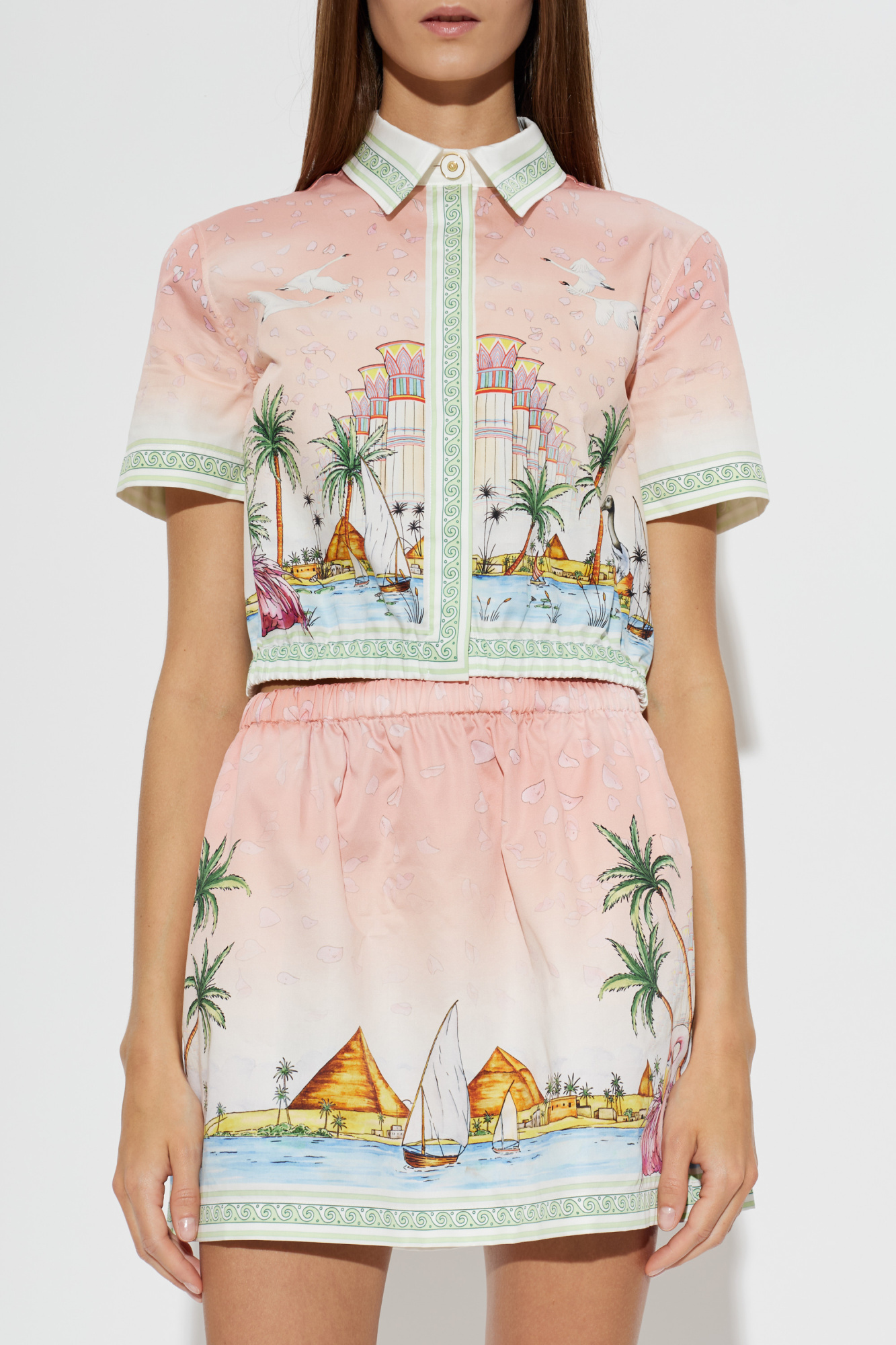 Casablanca Short Printed Shirt | Women's | Vitkac